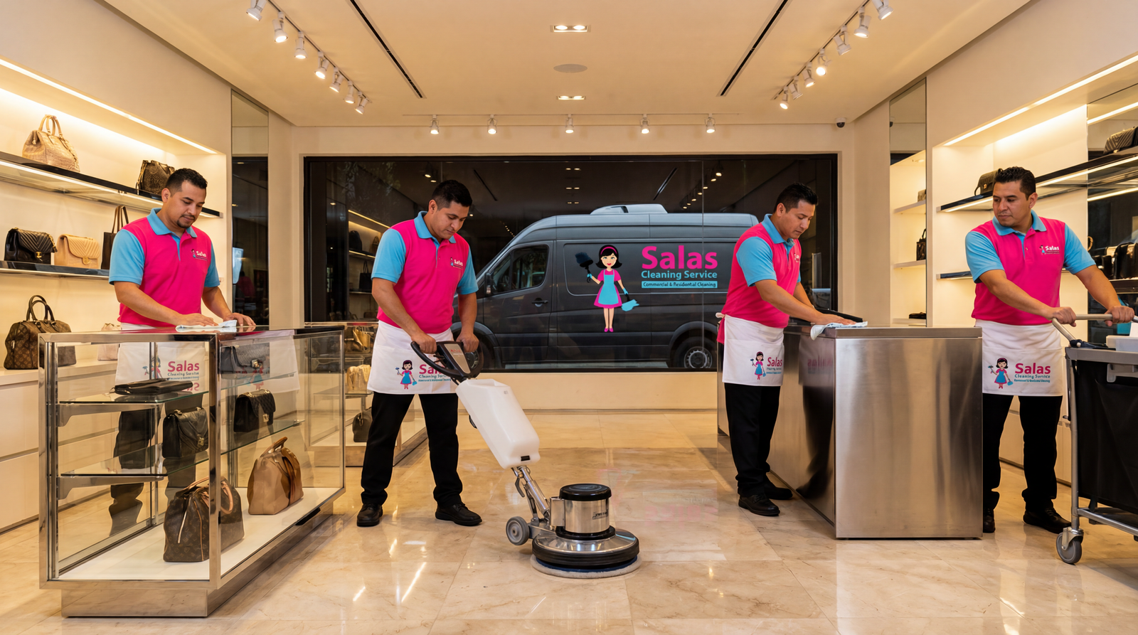 Post construction cleaning